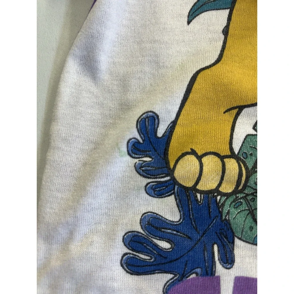 Vintage 1994 Disney The Lion King Simba Nightgown Kids Size 6 Purple USA